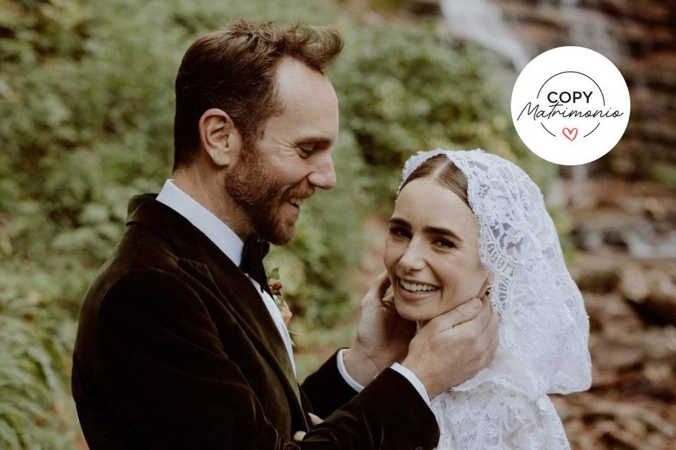 Kopiowanie małżeństwa: jak zainspirować się romantycznym wyglądem i wymarzonym ślubem Lily Collins